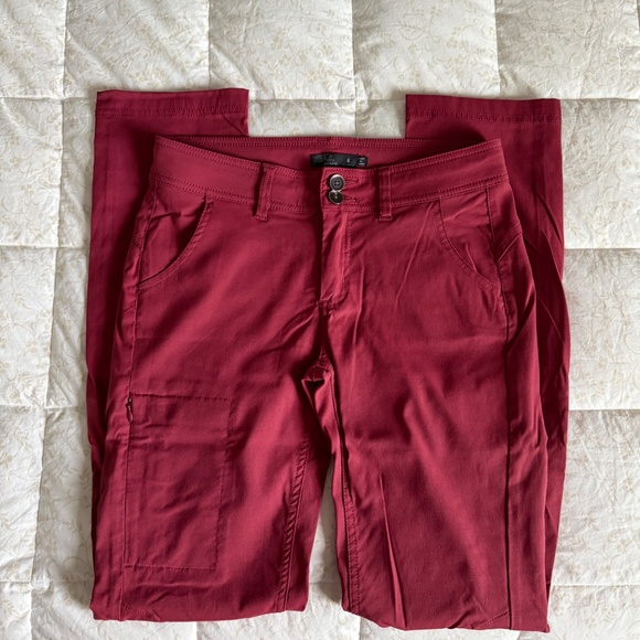 Prana Halle Pants in Red (Size 4 Tall) - Picture 5 of 10